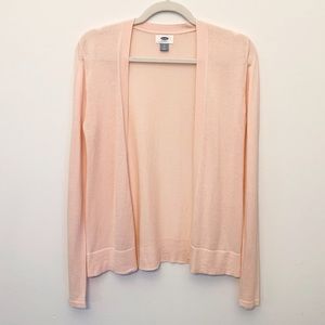 Old Navy Baby Pink Open-Front Sweater Women’s S